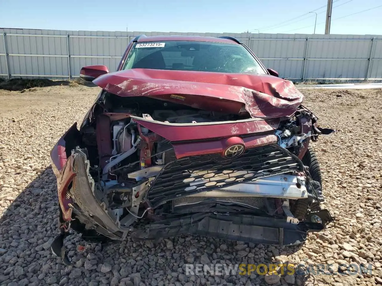 5 Photograph of a damaged car 2T3P1RFV3MW173743 TOYOTA RAV4 2021
