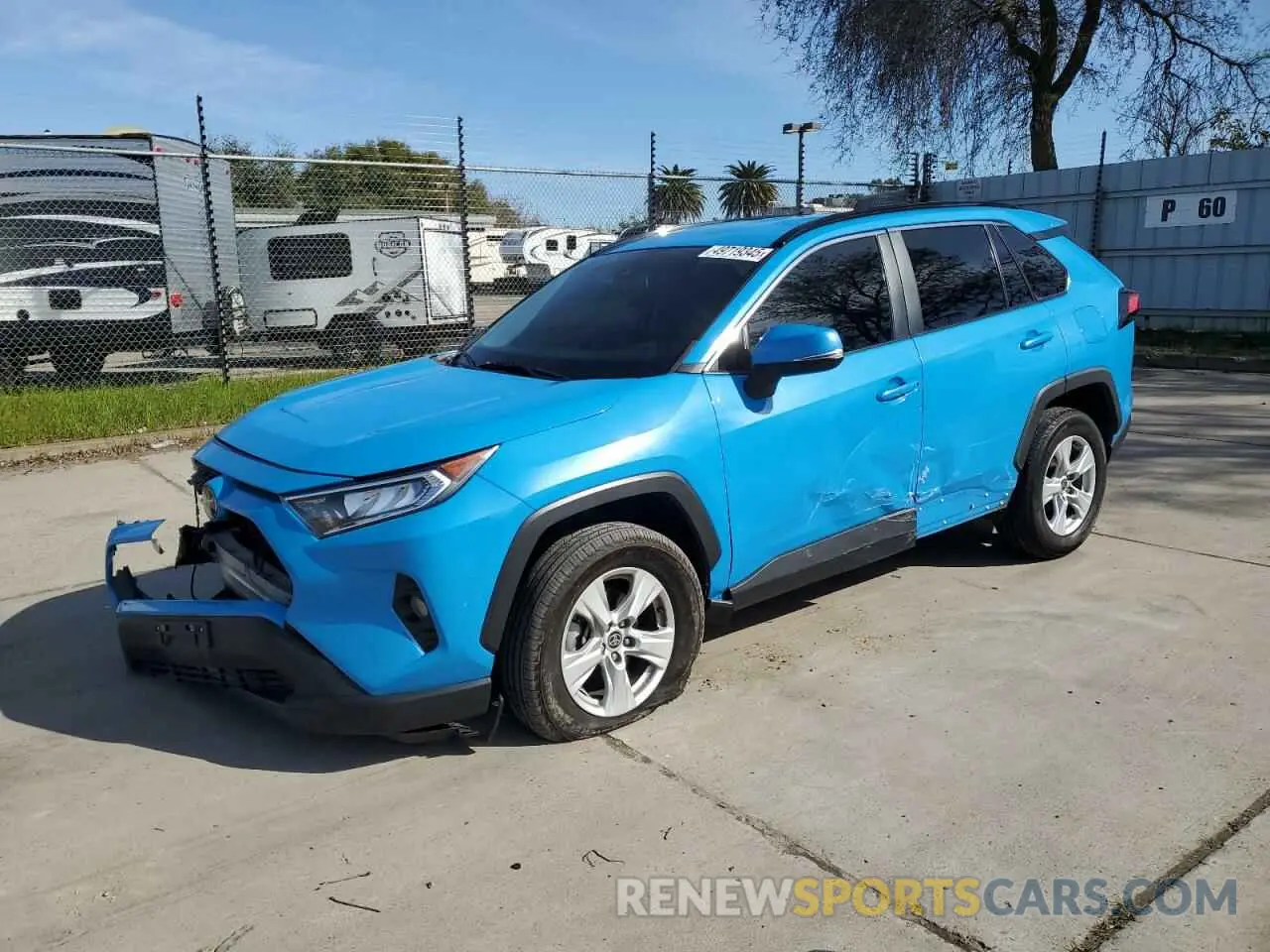 1 Photograph of a damaged car 2T3P1RFV3MW210581 TOYOTA RAV4 2021