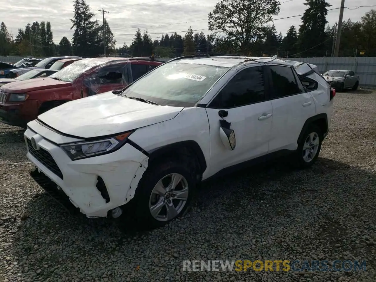 1 Фотография поврежденного автомобиля 2T3P1RFV4MC191752 TOYOTA RAV4 2021