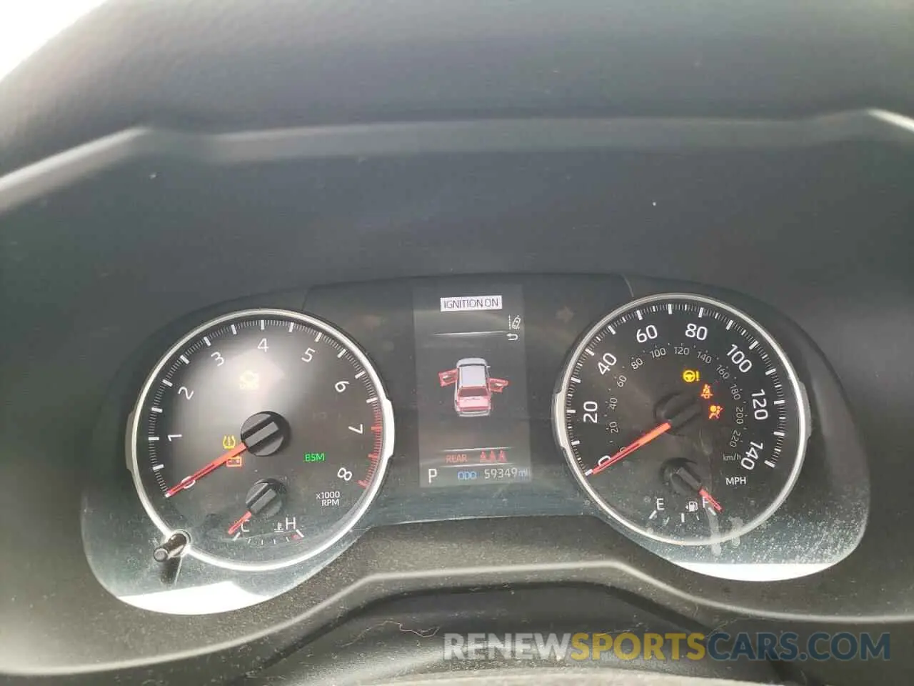 9 Фотография поврежденного автомобиля 2T3P1RFV4MC191752 TOYOTA RAV4 2021
