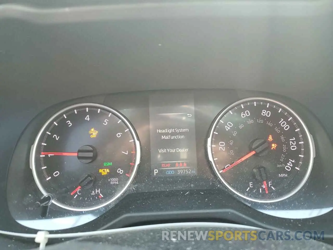 9 Фотография поврежденного автомобиля 2T3P1RFV4MC232431 TOYOTA RAV4 2021