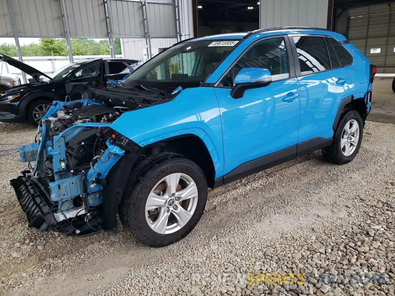 1 Photograph of a damaged car 2T3P1RFV4MW212971 TOYOTA RAV4 2021