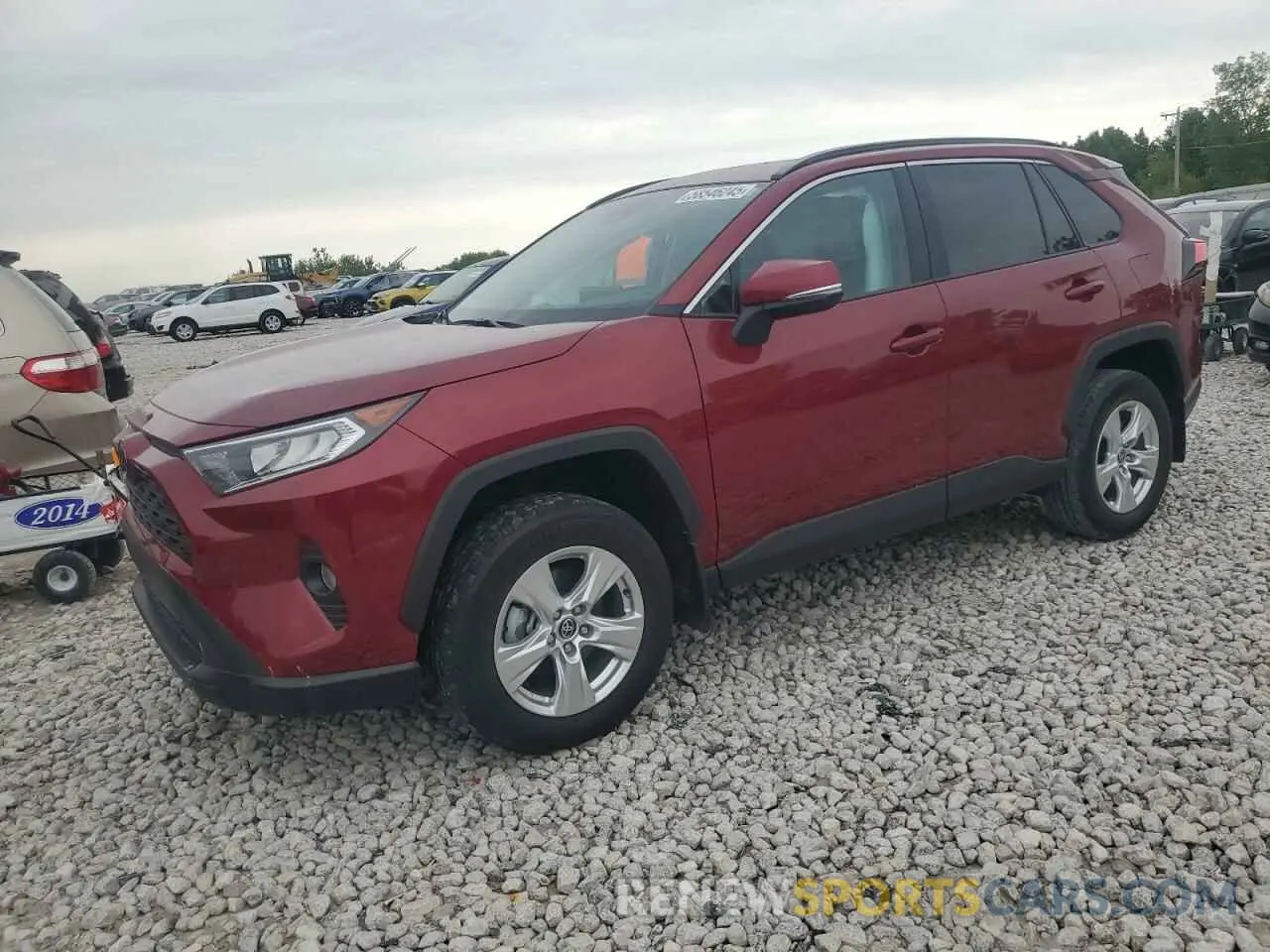 1 Photograph of a damaged car 2T3P1RFV4MW236106 TOYOTA RAV4 2021
