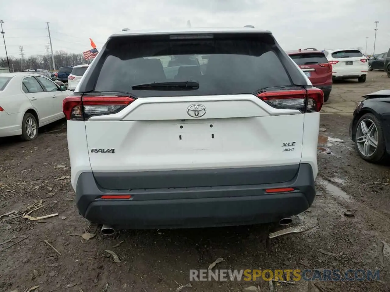 6 Фотография поврежденного автомобиля 2T3P1RFV5MC244846 TOYOTA RAV4 2021