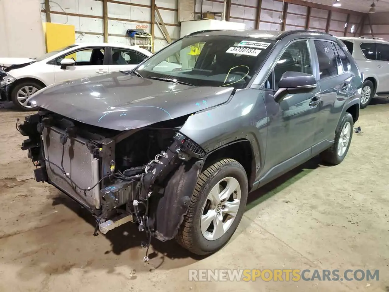 1 Фотография поврежденного автомобиля 2T3P1RFV5MW180063 TOYOTA RAV4 2021