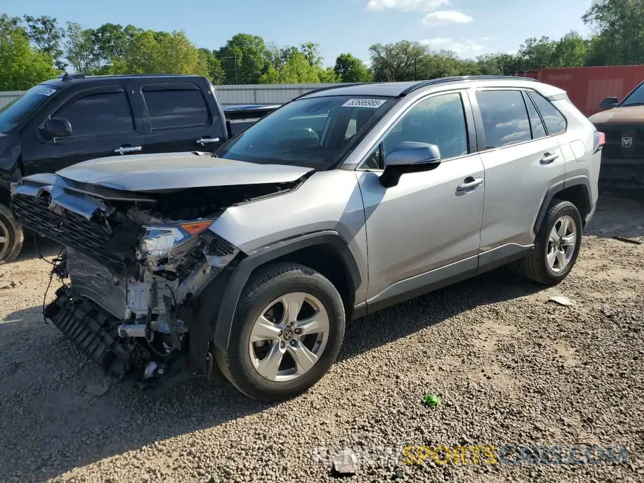 1 Фотография поврежденного автомобиля 2T3P1RFV6MC252826 TOYOTA RAV4 2021