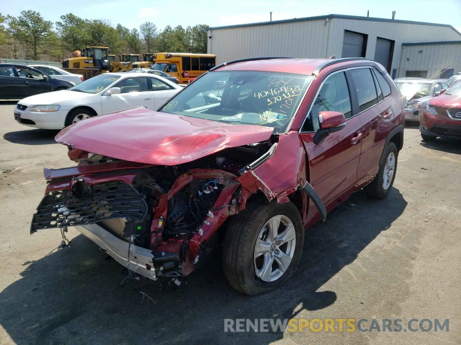 2 Photograph of a damaged car 2T3P1RFV6MW170111 TOYOTA RAV4 2021