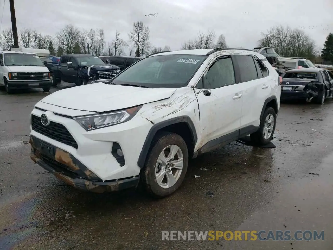 2 Photograph of a damaged car 2T3P1RFV7MC171107 TOYOTA RAV4 2021