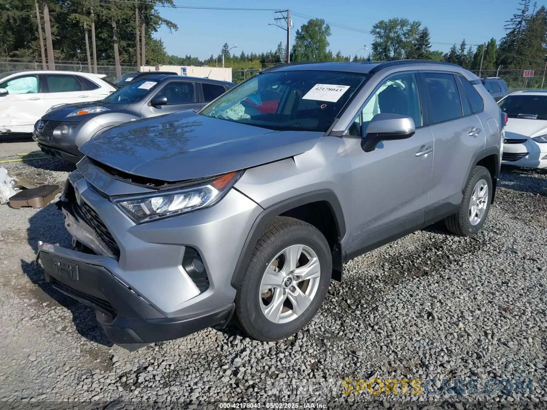 2 Photograph of a damaged car 2T3P1RFV7MC212805 TOYOTA RAV4 2021