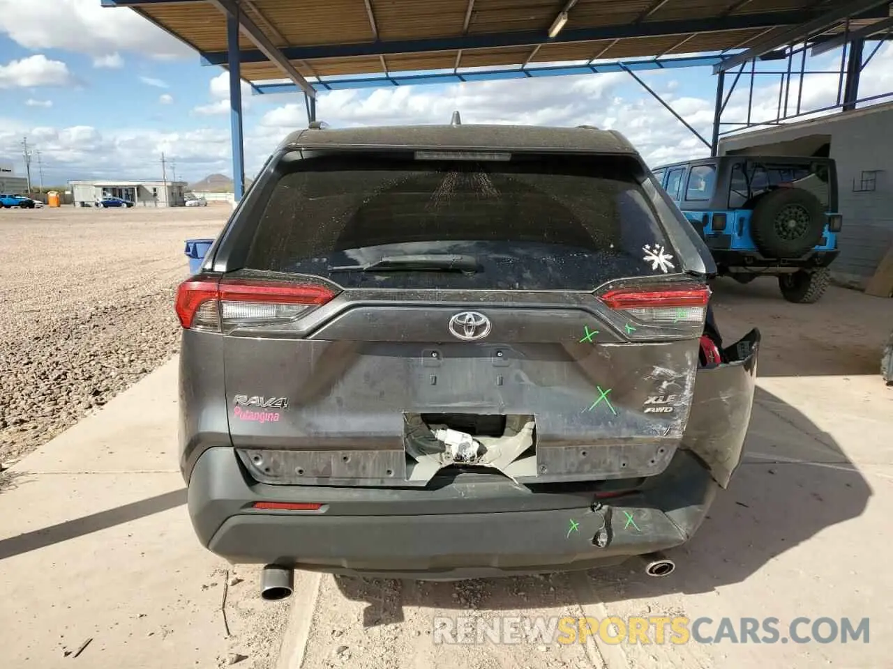 6 Фотография поврежденного автомобиля 2T3P1RFV7MC216045 TOYOTA RAV4 2021