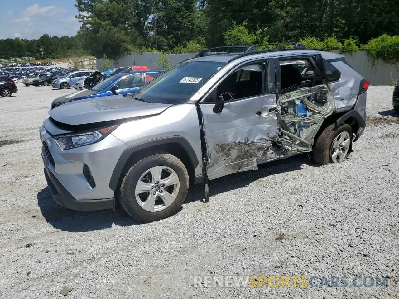 1 Photograph of a damaged car 2T3P1RFV7MC248221 TOYOTA RAV4 2021