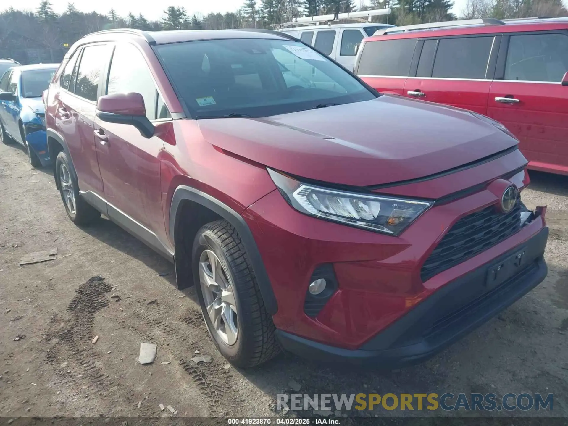 1 Фотография поврежденного автомобиля 2T3P1RFV7MW208395 TOYOTA RAV4 2021