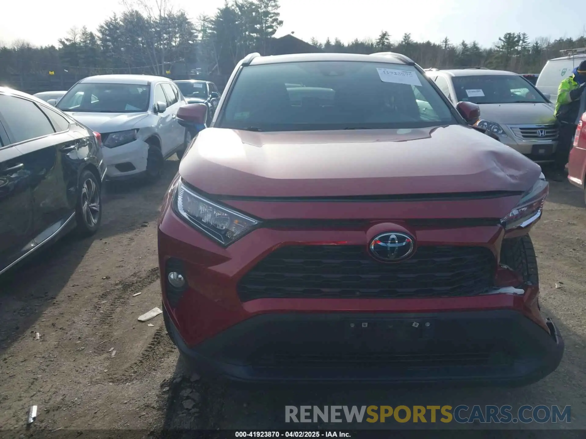12 Фотография поврежденного автомобиля 2T3P1RFV7MW208395 TOYOTA RAV4 2021