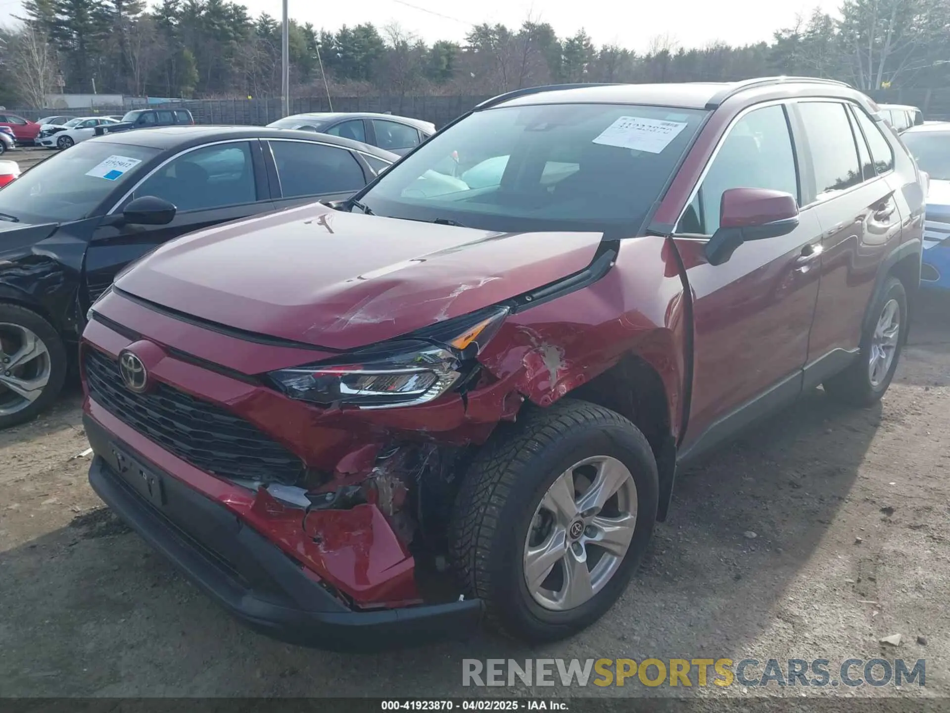 2 Фотография поврежденного автомобиля 2T3P1RFV7MW208395 TOYOTA RAV4 2021