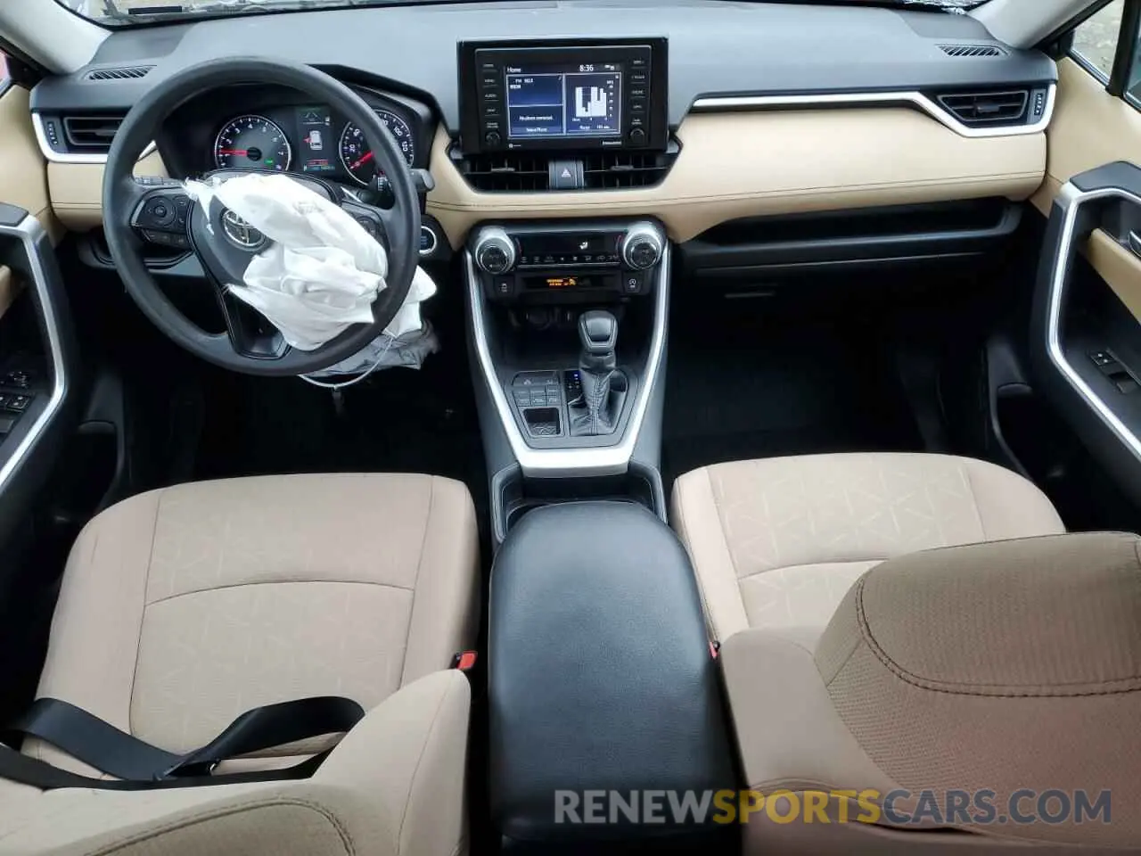 8 Фотография поврежденного автомобиля 2T3P1RFV8MW151267 TOYOTA RAV4 2021