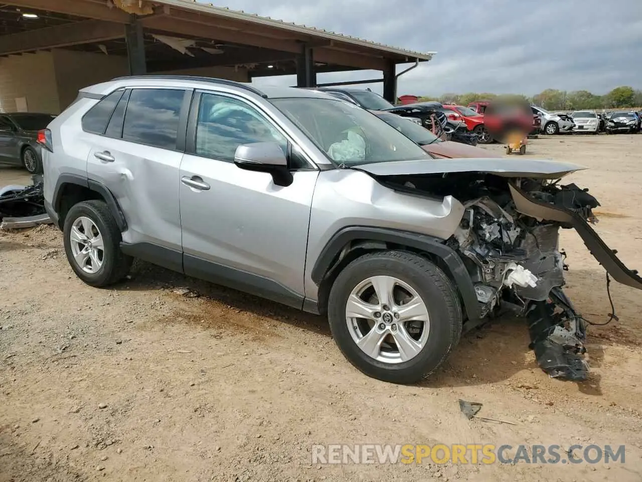 4 Фотография поврежденного автомобиля 2T3P1RFV8MW156422 TOYOTA RAV4 2021