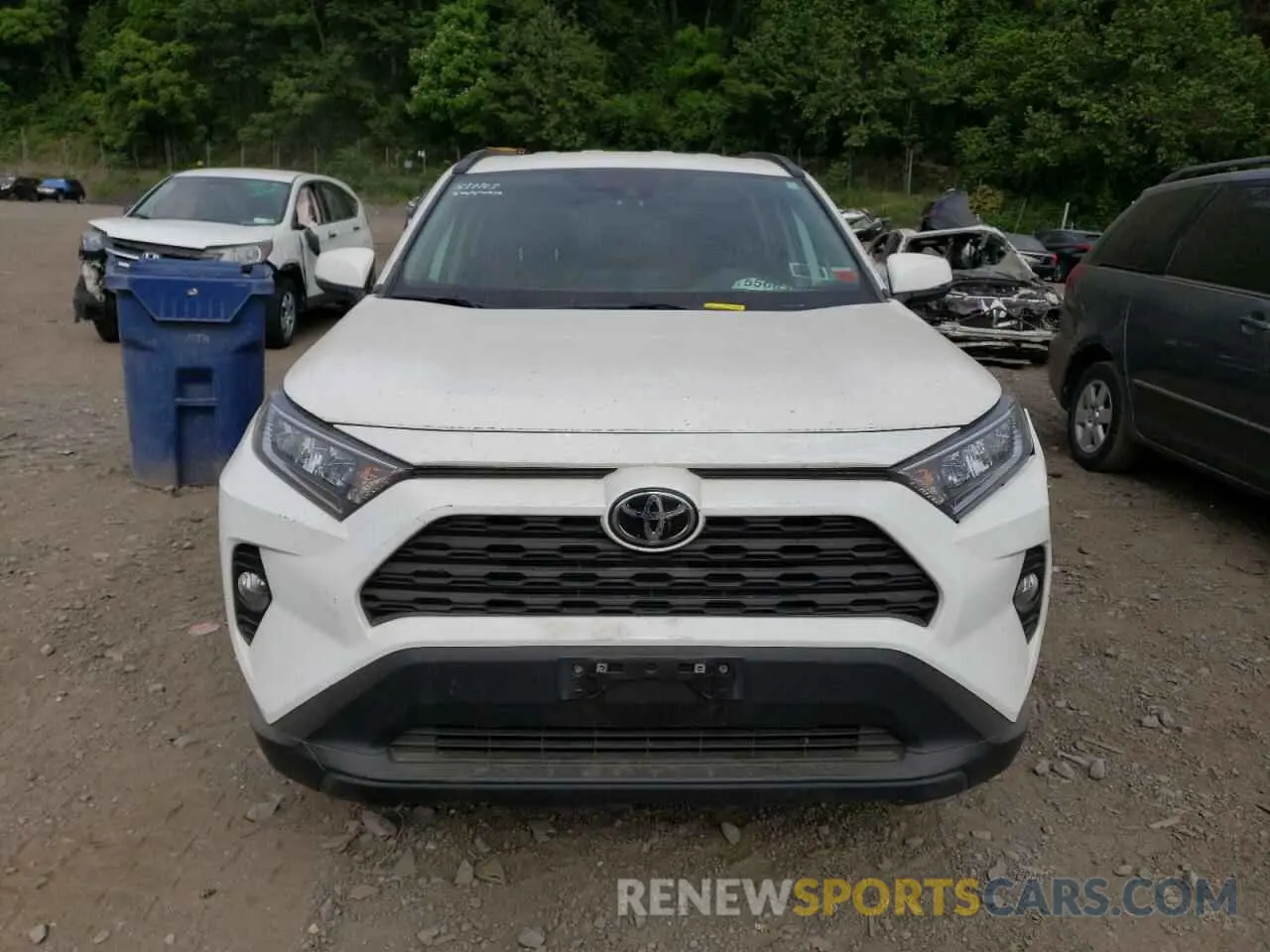 5 Фотография поврежденного автомобиля 2T3P1RFV8MW210687 TOYOTA RAV4 2021