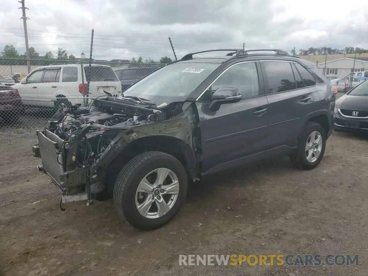 1 Photograph of a damaged car 2T3P1RFV8MW232835 TOYOTA RAV4 2021
