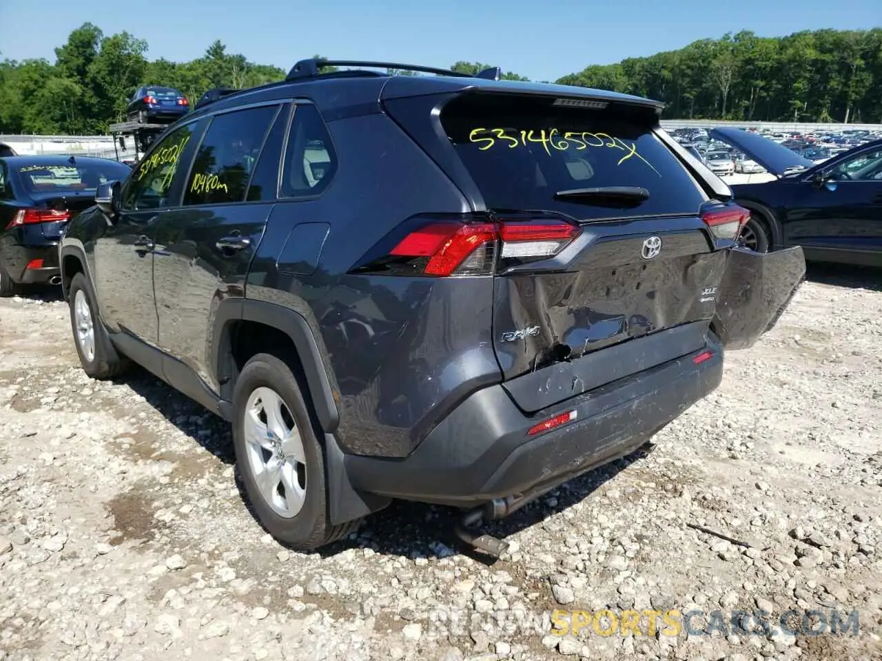 3 Photograph of a damaged car 2T3P1RFVXMC141258 TOYOTA RAV4 2021