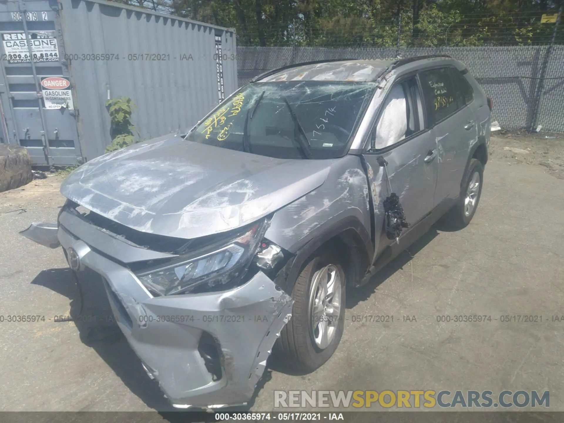 2 Photograph of a damaged car 2T3P1RFVXMC175474 TOYOTA RAV4 2021