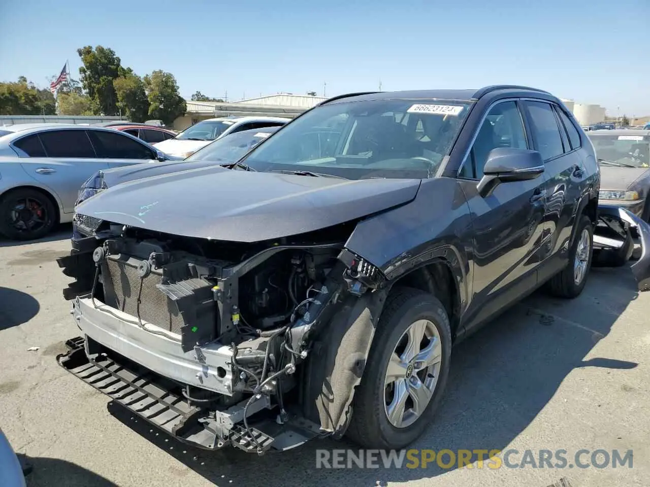 1 Фотография поврежденного автомобиля 2T3P1RFVXMC246897 TOYOTA RAV4 2021