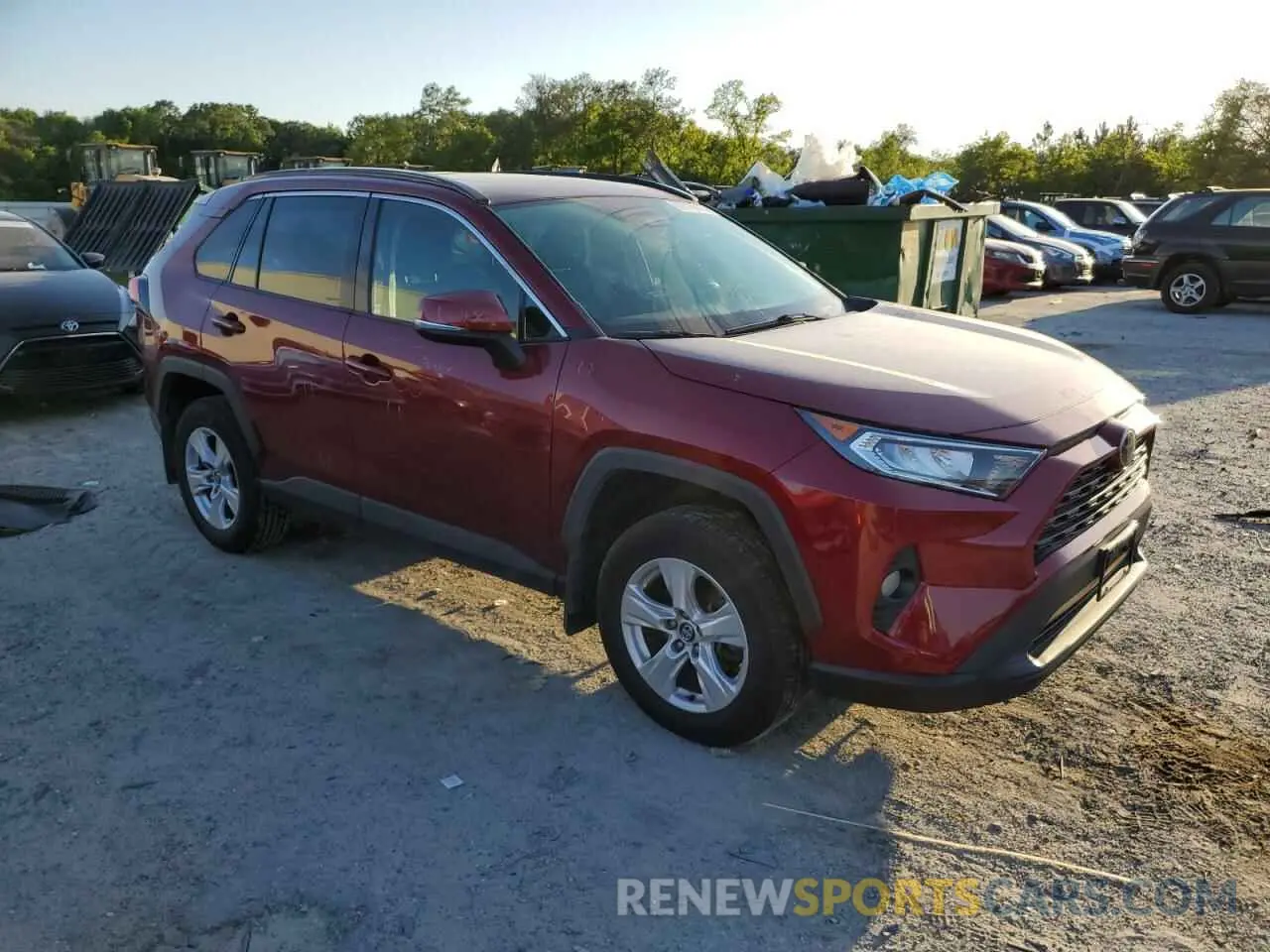 4 Фотография поврежденного автомобиля 2T3P1RFVXMW165672 TOYOTA RAV4 2021