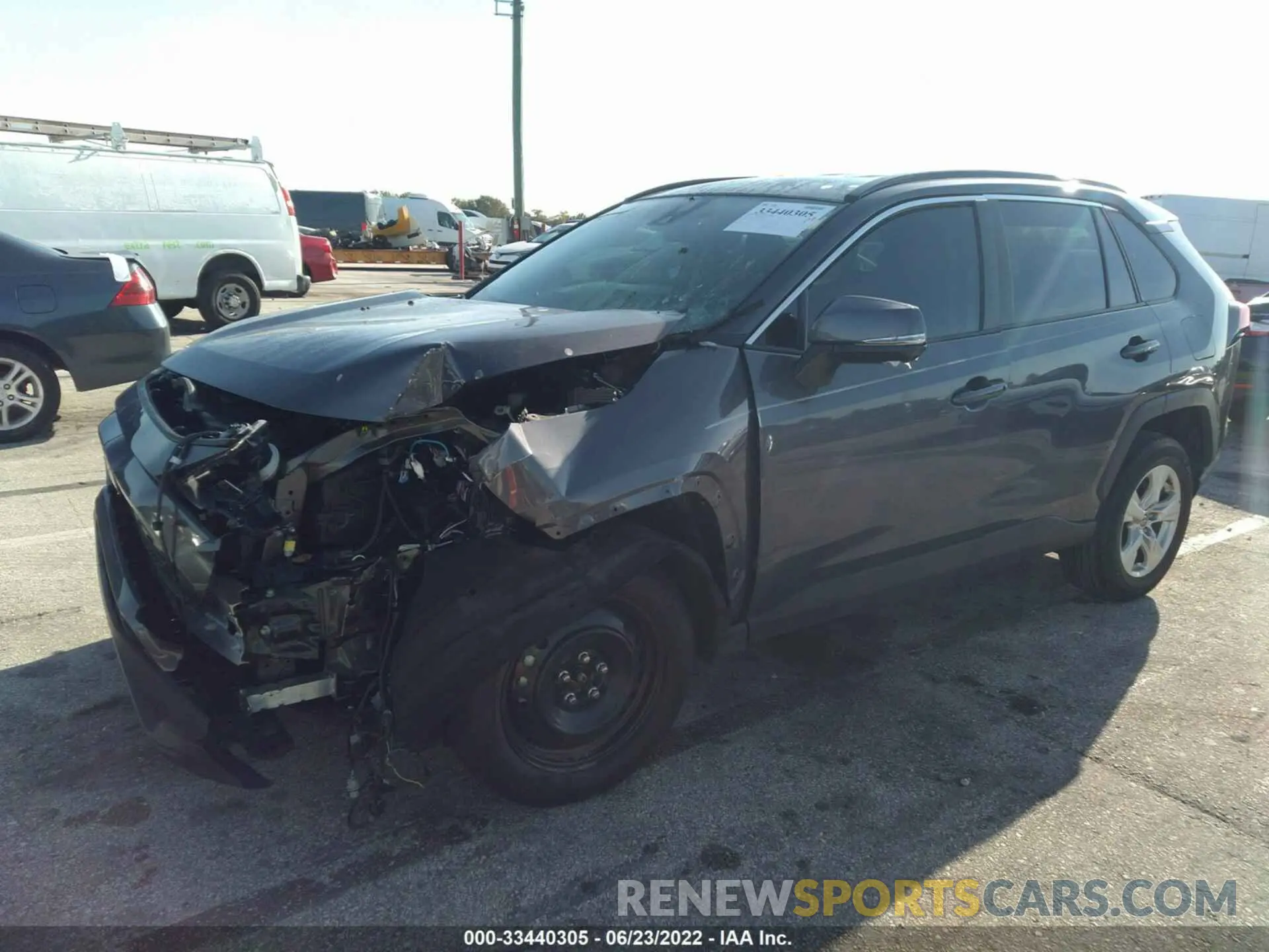 2 Photograph of a damaged car 2T3P1RFVXMW180172 TOYOTA RAV4 2021