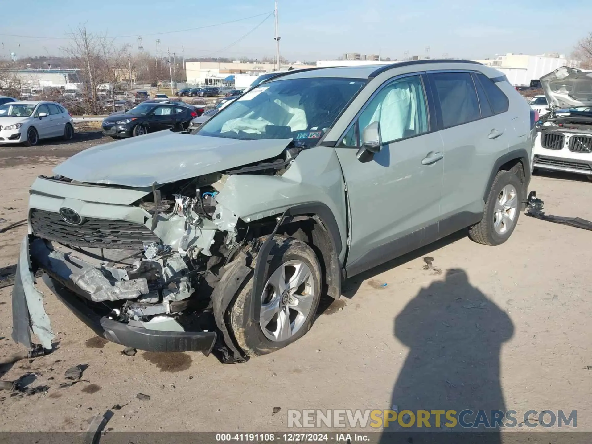 2 Photograph of a damaged car 2T3P1RFVXMW183461 TOYOTA RAV4 2021