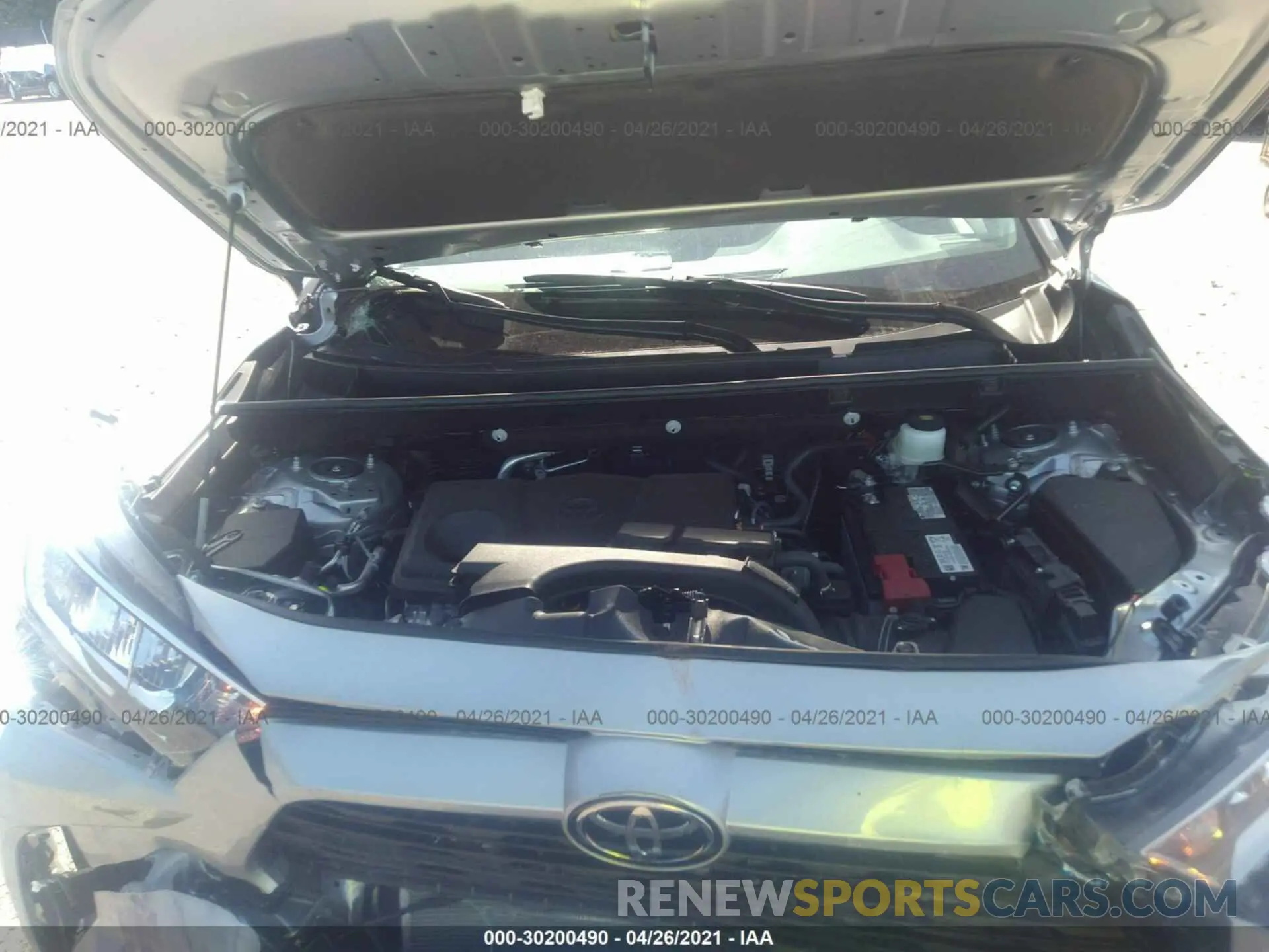 10 Photograph of a damaged car 2T3P1RFVXMW192533 TOYOTA RAV4 2021