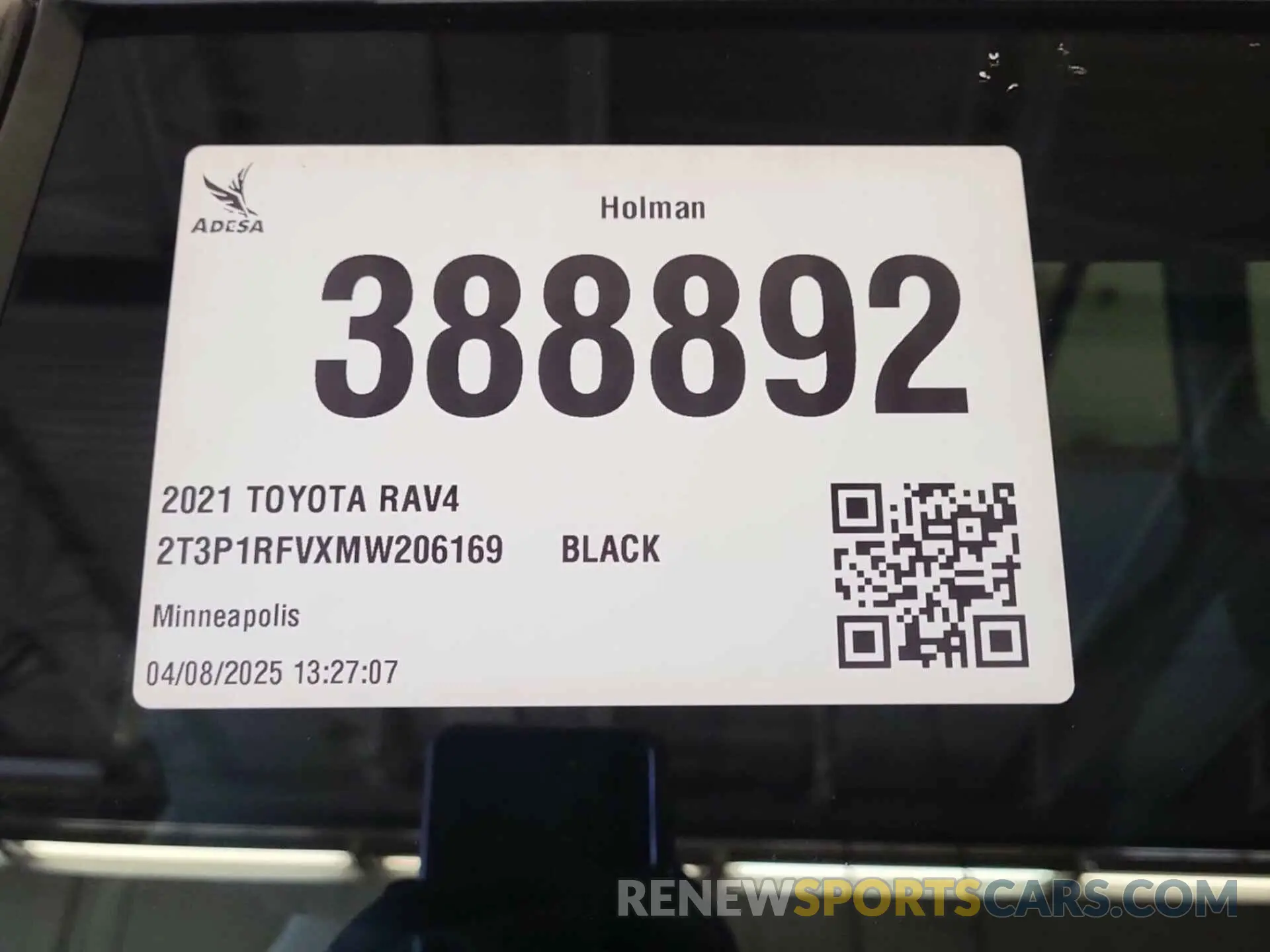 14 Фотография поврежденного автомобиля 2T3P1RFVXMW206169 TOYOTA RAV4 2021