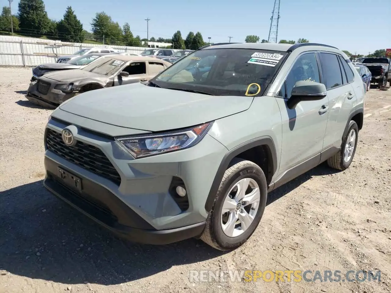 2 Photograph of a damaged car 2T3P1RFVXMW208455 TOYOTA RAV4 2021