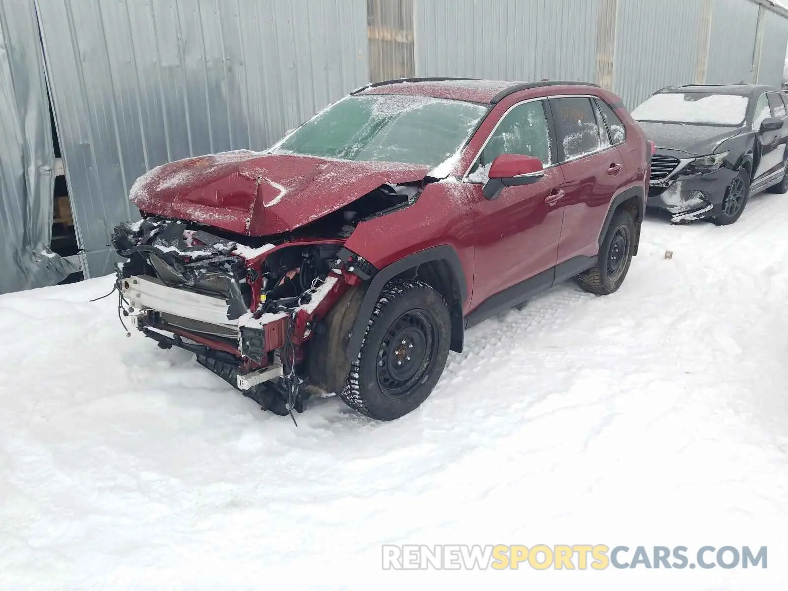 2 Photograph of a damaged car 2T3R1RFV3MW177705 TOYOTA RAV4 2021
