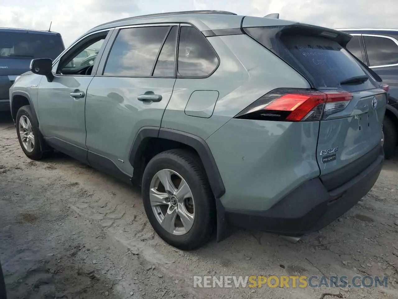 2 Photograph of a damaged car 2T3R6RFV1MW005688 TOYOTA RAV4 2021