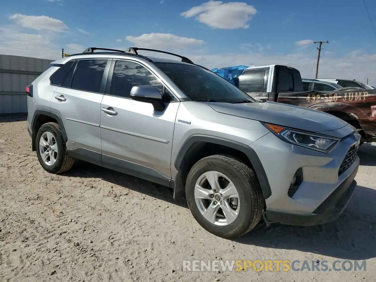 4 Фотография поврежденного автомобиля 2T3R6RFV9MW019113 TOYOTA RAV4 2021