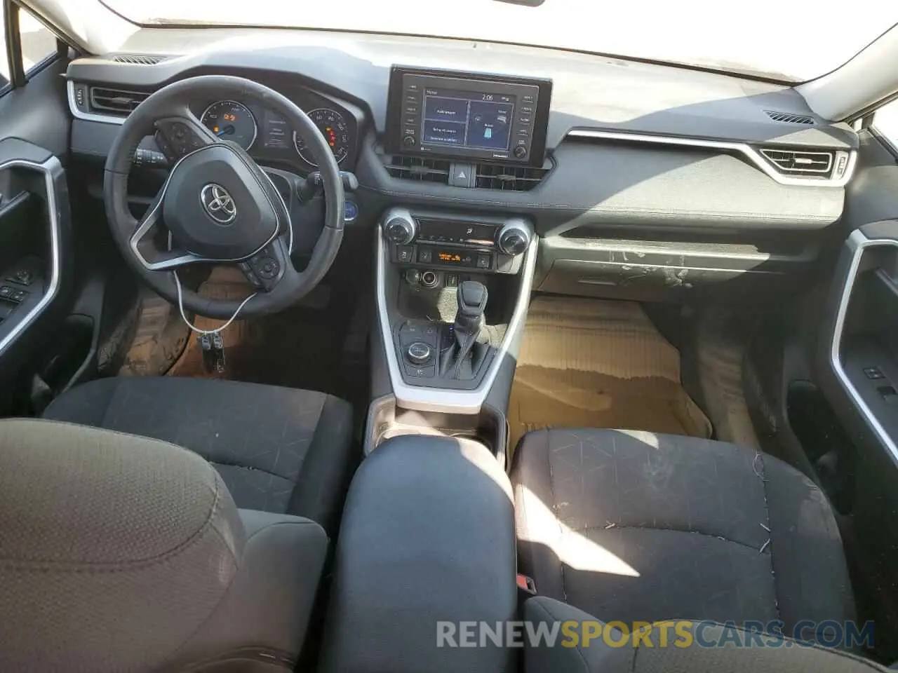 8 Фотография поврежденного автомобиля 2T3R6RFV9MW019113 TOYOTA RAV4 2021