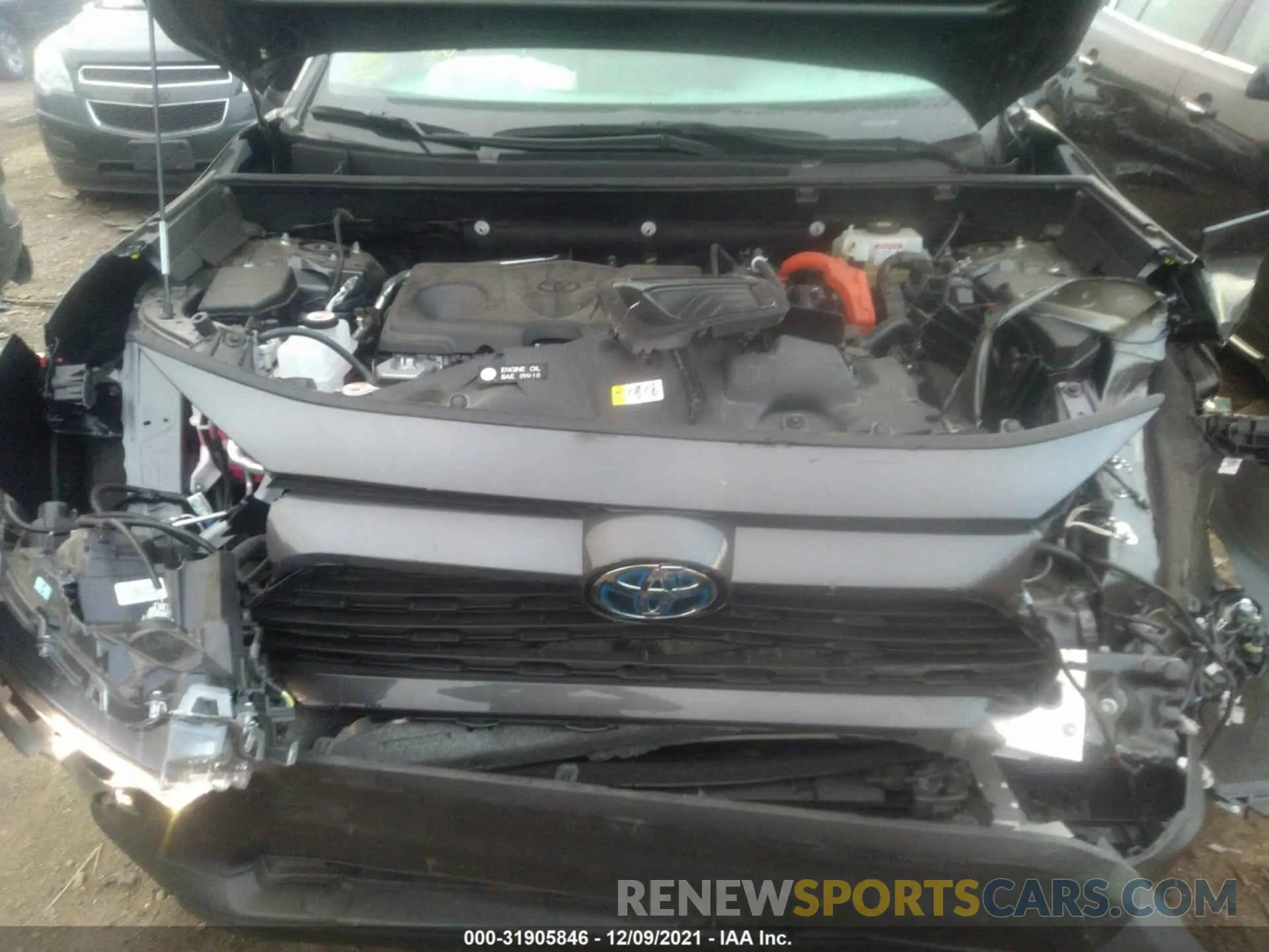 10 Photograph of a damaged car 2T3RWRFV2MW114046 TOYOTA RAV4 2021