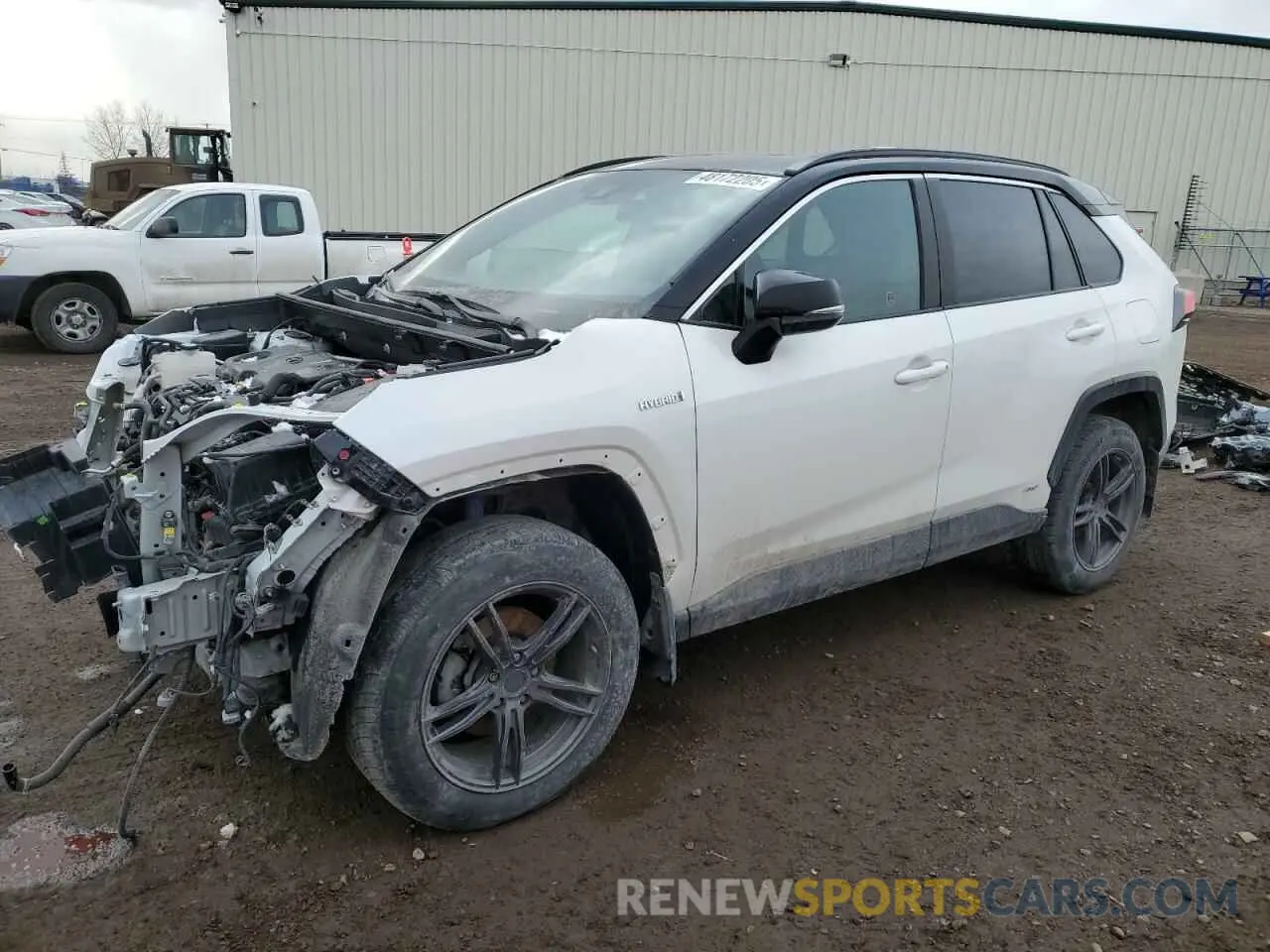 1 Photograph of a damaged car 2T3RWRFV4MW106014 TOYOTA RAV4 2021