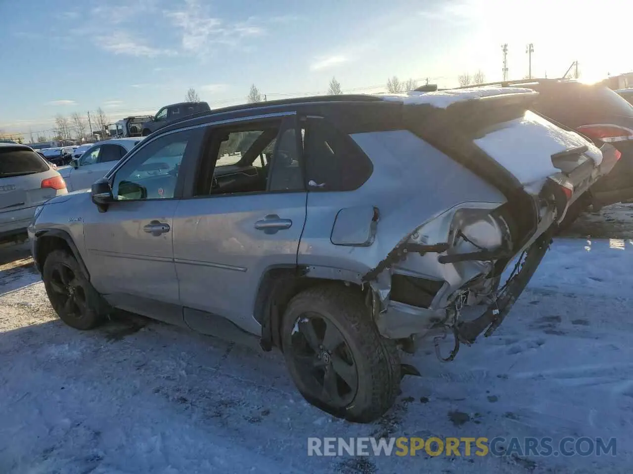 2 Photograph of a damaged car 2T3RWRFV7MW123857 TOYOTA RAV4 2021