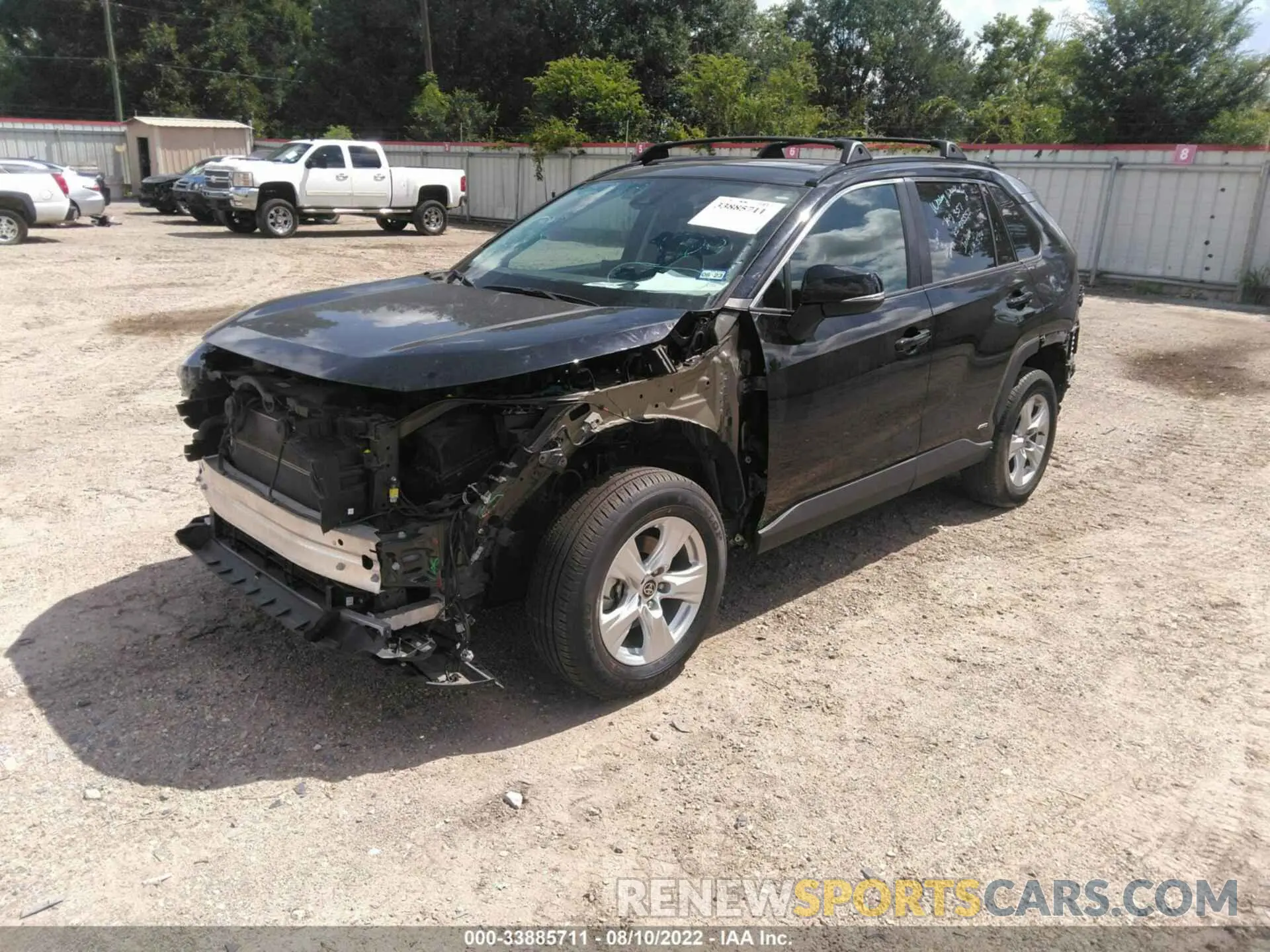 2 Photograph of a damaged car 2T3RWRFV8MW119719 TOYOTA RAV4 2021
