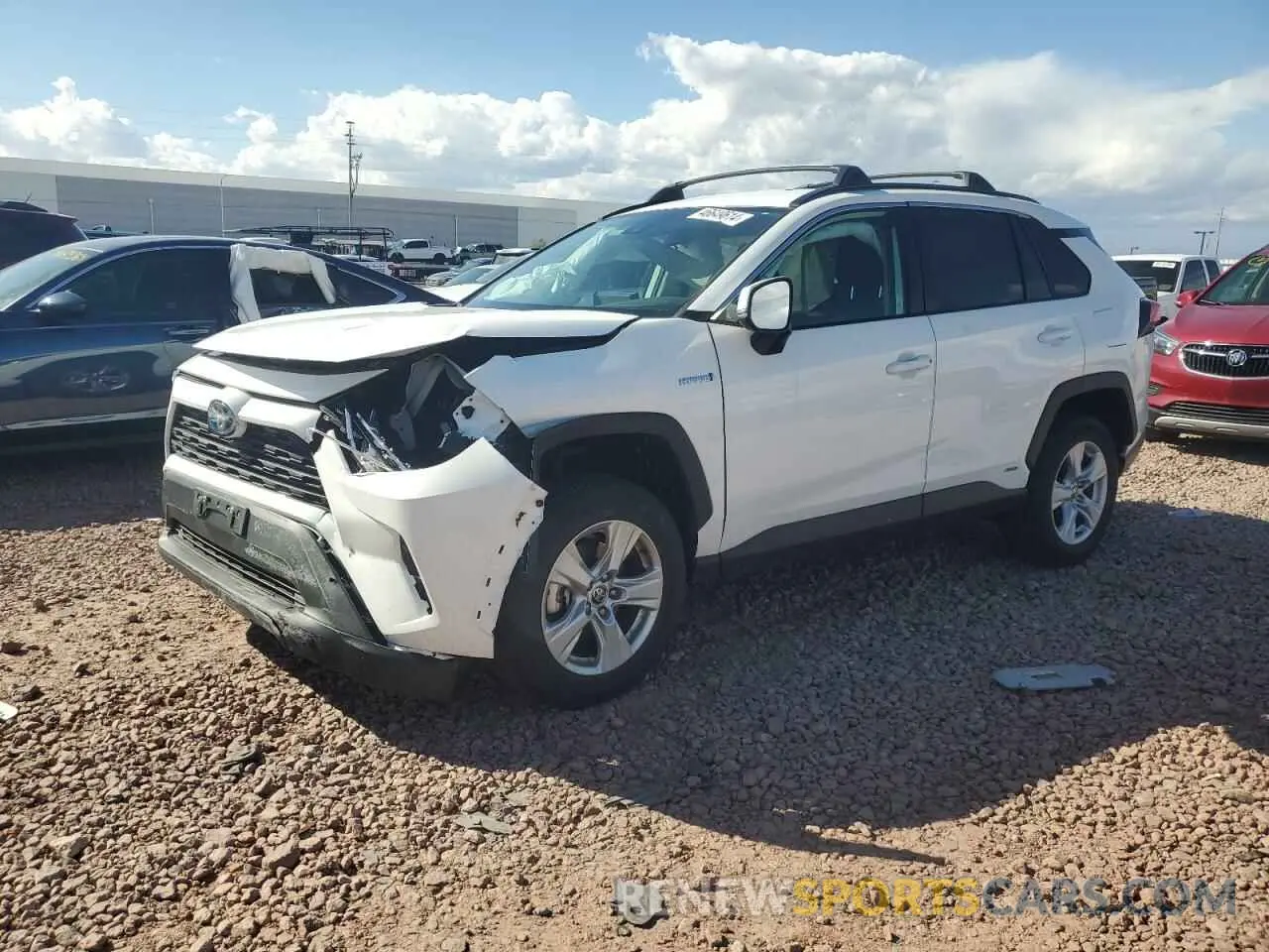 1 Photograph of a damaged car 2T3RWRFV9MW115999 TOYOTA RAV4 2021
