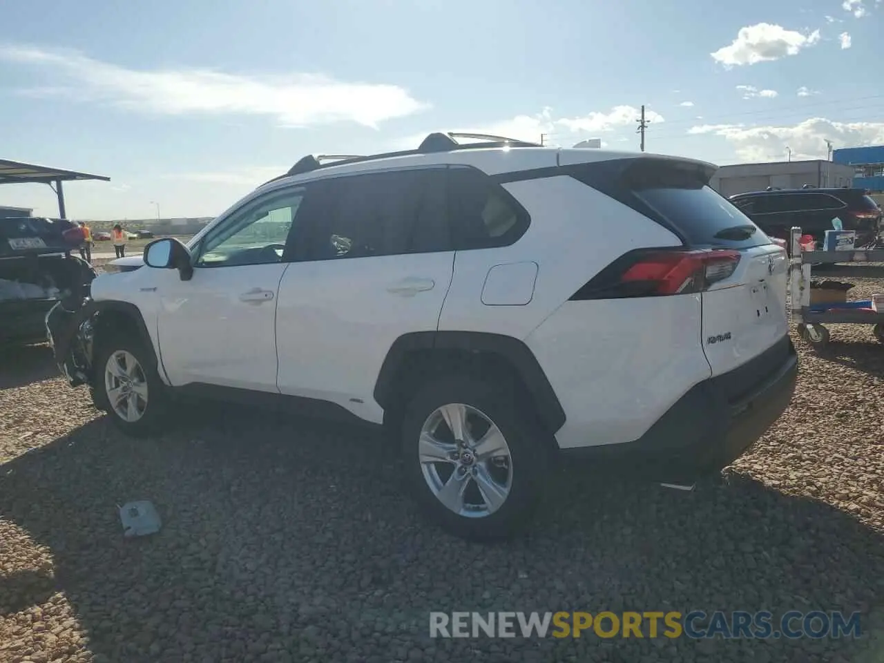 2 Photograph of a damaged car 2T3RWRFV9MW115999 TOYOTA RAV4 2021