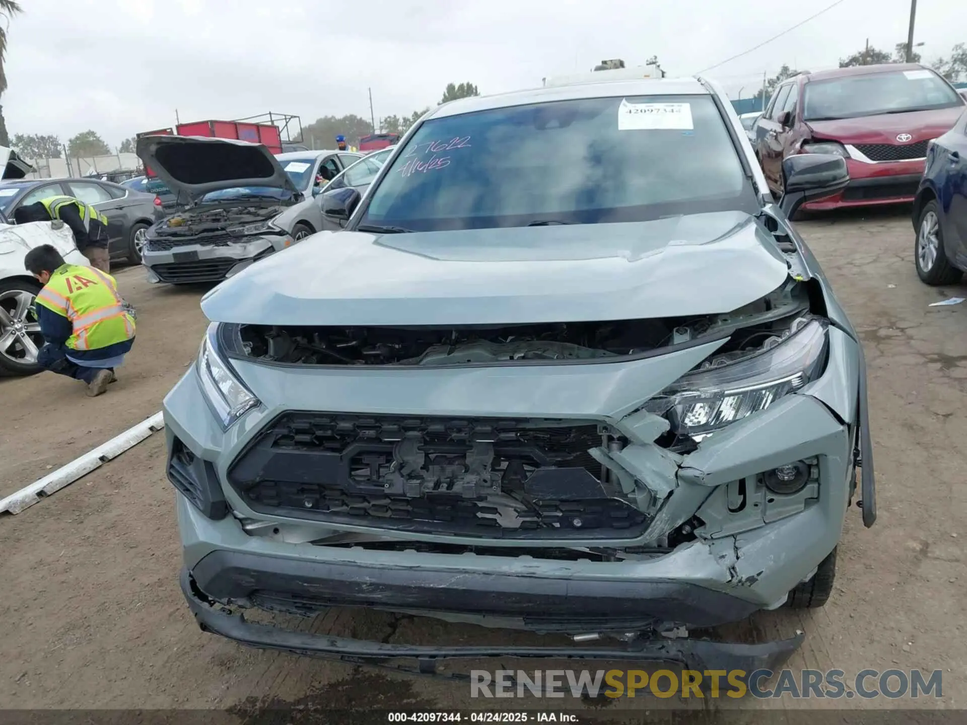 12 Фотография поврежденного автомобиля 2T3S1RFV7MW227359 TOYOTA RAV4 2021