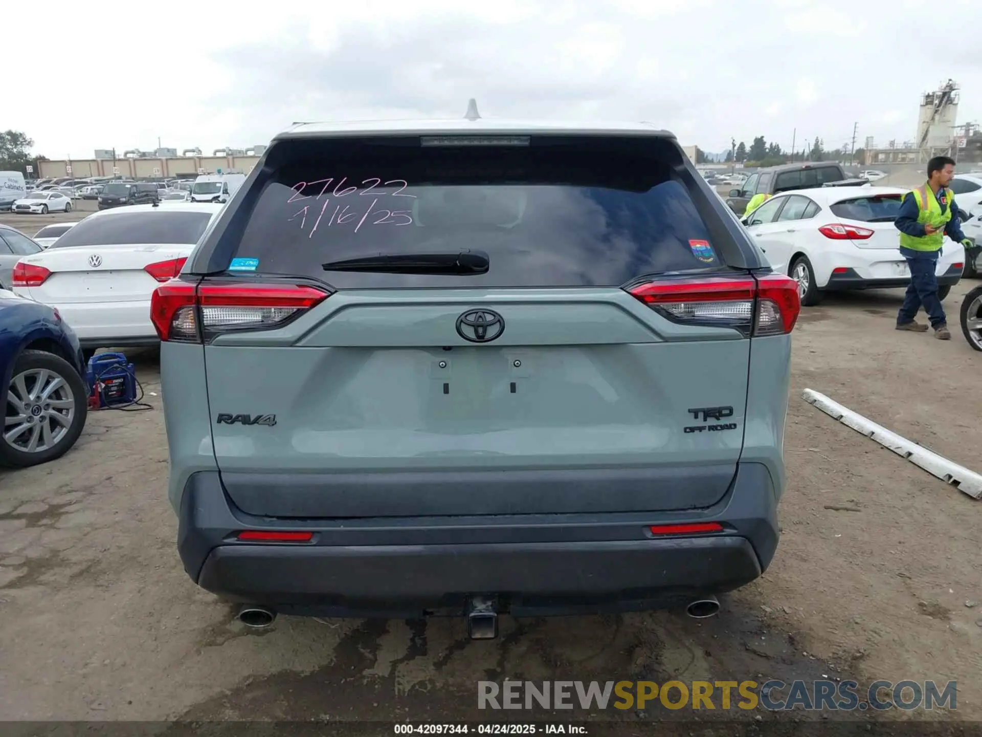 16 Фотография поврежденного автомобиля 2T3S1RFV7MW227359 TOYOTA RAV4 2021