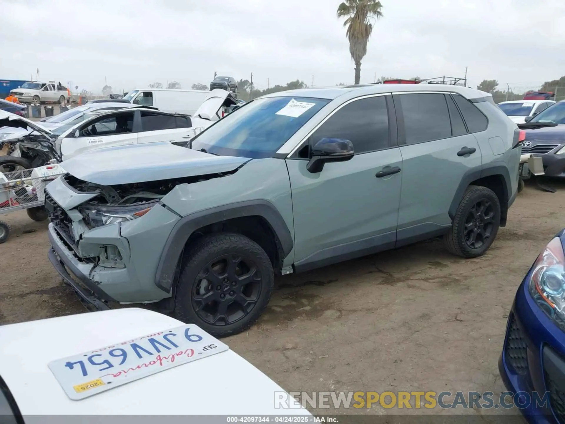2 Фотография поврежденного автомобиля 2T3S1RFV7MW227359 TOYOTA RAV4 2021