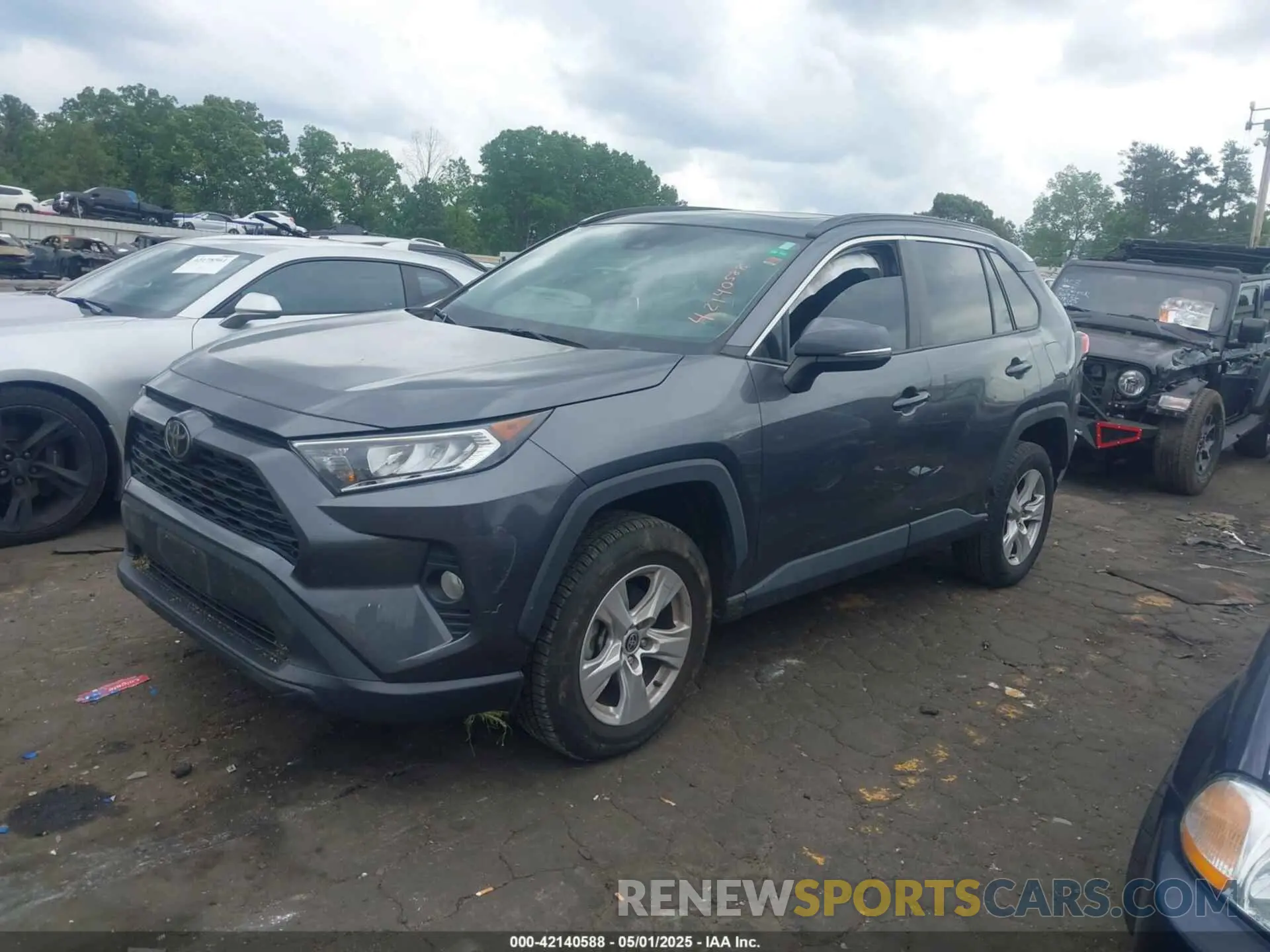 2 Фотография поврежденного автомобиля 2T3W1RFV0MC119068 TOYOTA RAV4 2021