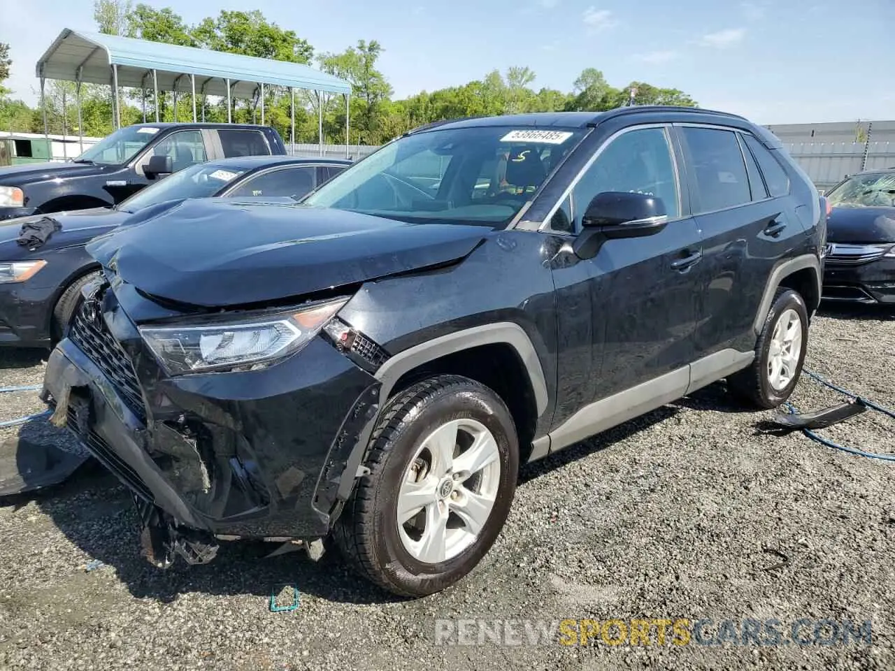 1 Photograph of a damaged car 2T3W1RFV0MC130345 TOYOTA RAV4 2021