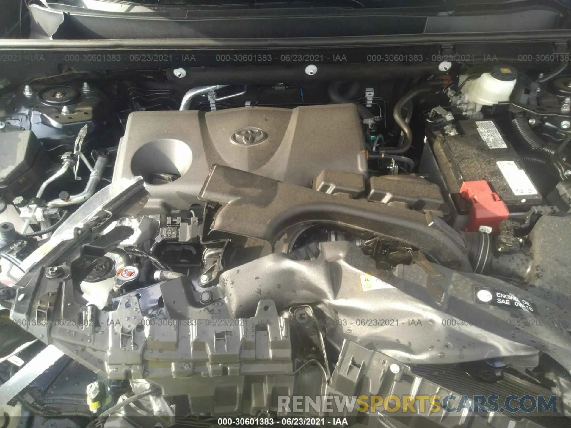 10 Photograph of a damaged car 2T3W1RFV0MW121210 TOYOTA RAV4 2021