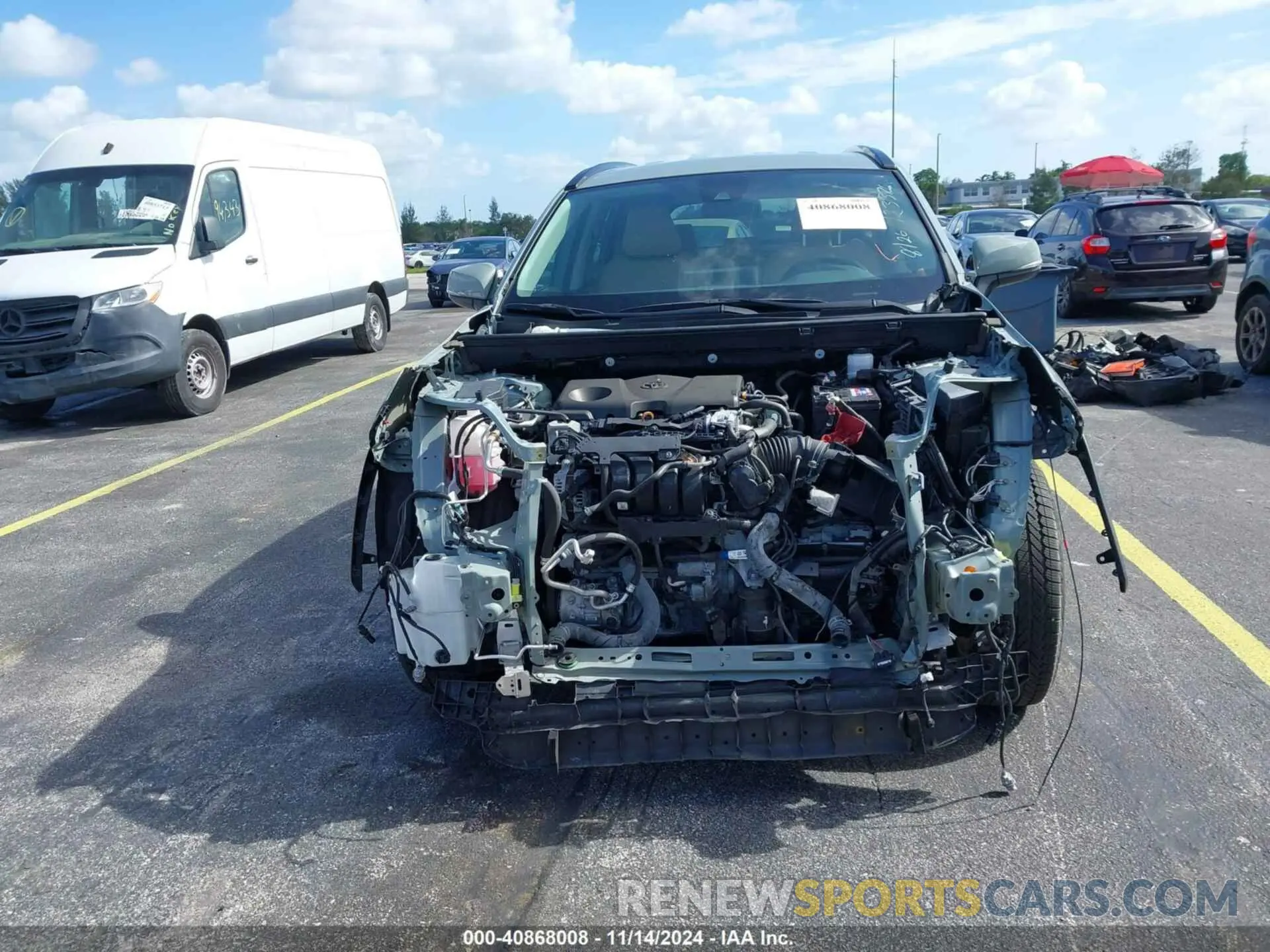13 Photograph of a damaged car 2T3W1RFV0MW123376 TOYOTA RAV4 2021
