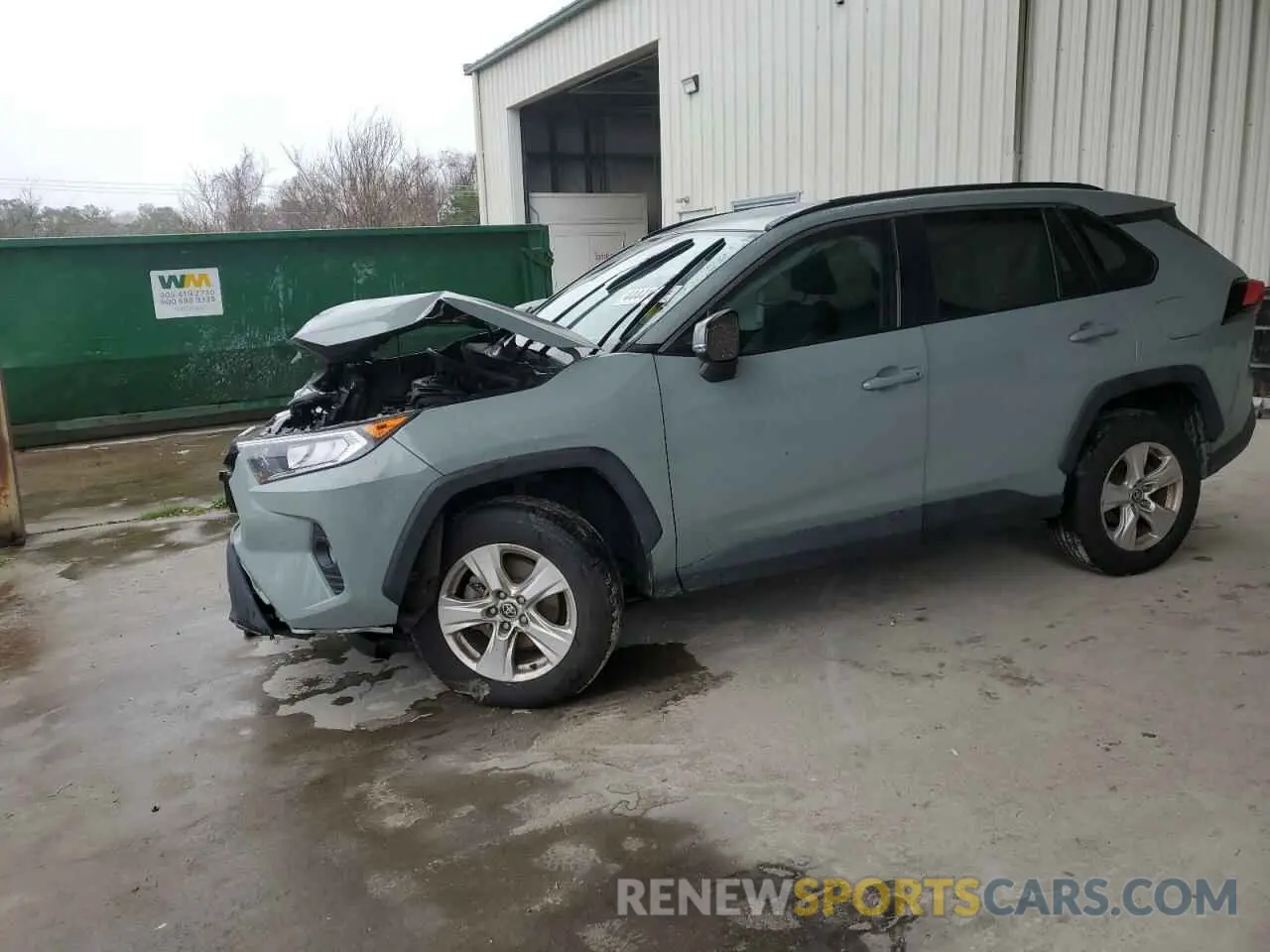 1 Photograph of a damaged car 2T3W1RFV0MW180936 TOYOTA RAV4 2021