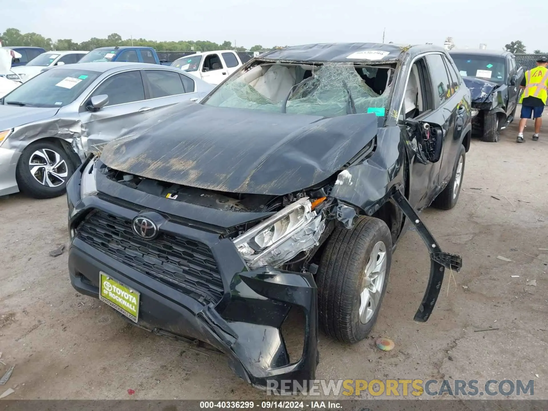 6 Фотография поврежденного автомобиля 2T3W1RFV1MC134596 TOYOTA RAV4 2021